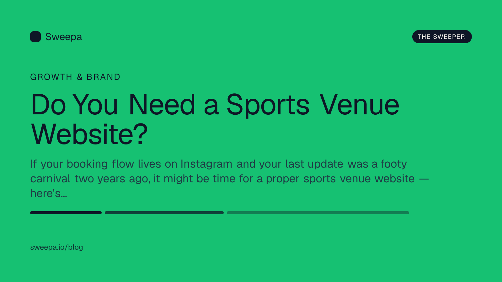 Do You Need a Sports Venue Website? — Sweepa blog